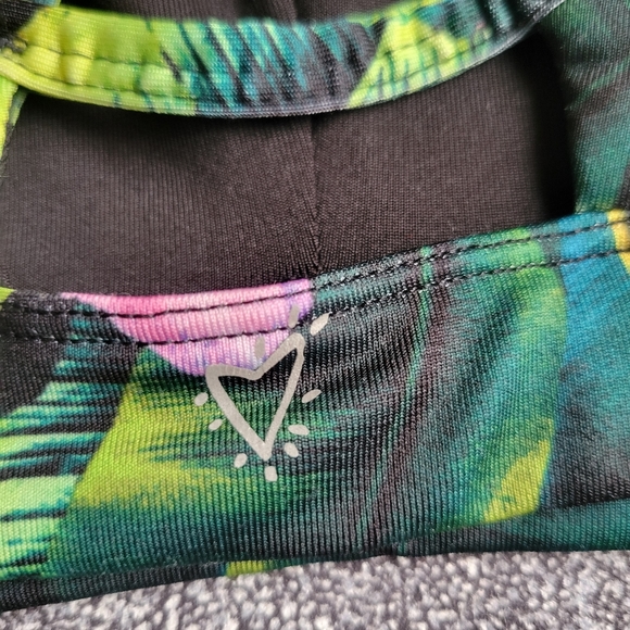 Betsey Johnson jungle print strappy sports bra - Picture 7 of 11